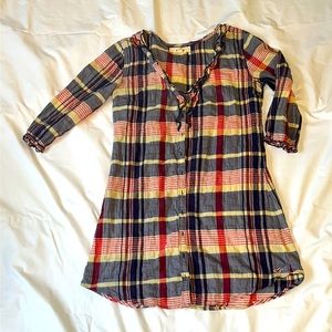 Hollister plaid dress